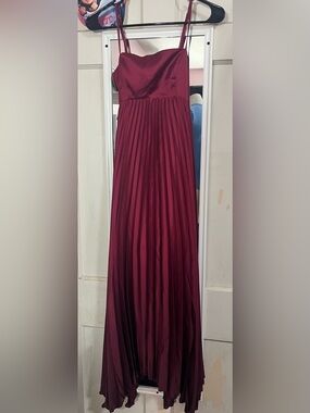 Abercrombie & Fitch Burgundy Maxi Dress Giselle